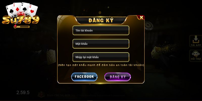 Điền đầy đủ những thông tin cần thiết theo yêu cầu